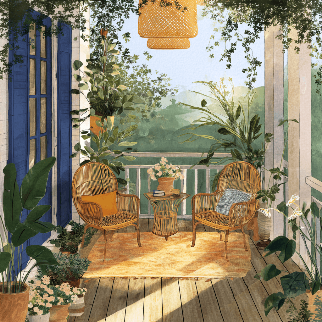A quiet porch — a place to reflect and begin a conversation